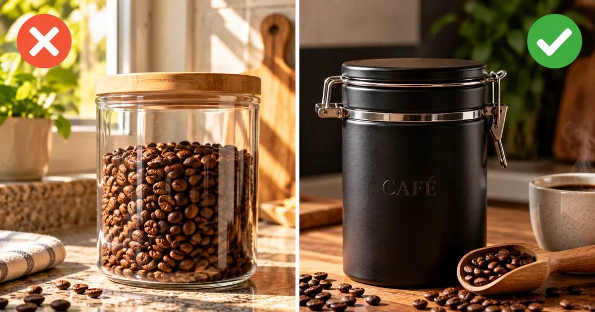 Como proteger o café da luz, do ar e da umidade em casa