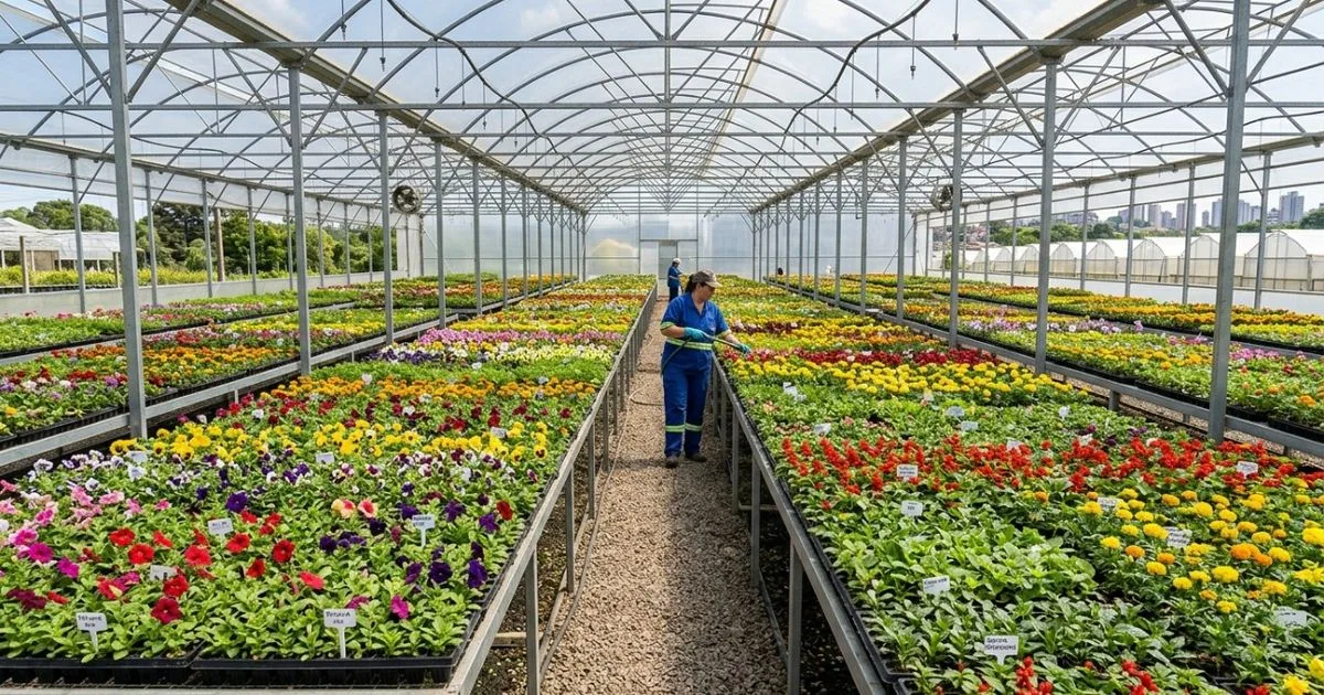 Horto de Curitiba produz cerca de 300 mil mudas por mês para áreas verdes