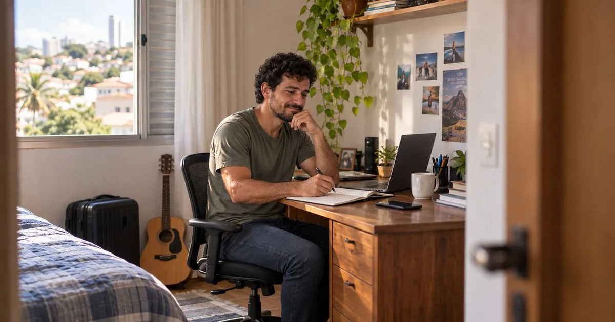 Do quarto da adolescência ao recomeço: como Henrique reorganizou a vida após fechar a empresa
