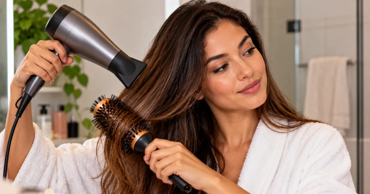 Como usar o secador para reduzir danos ao cabelo