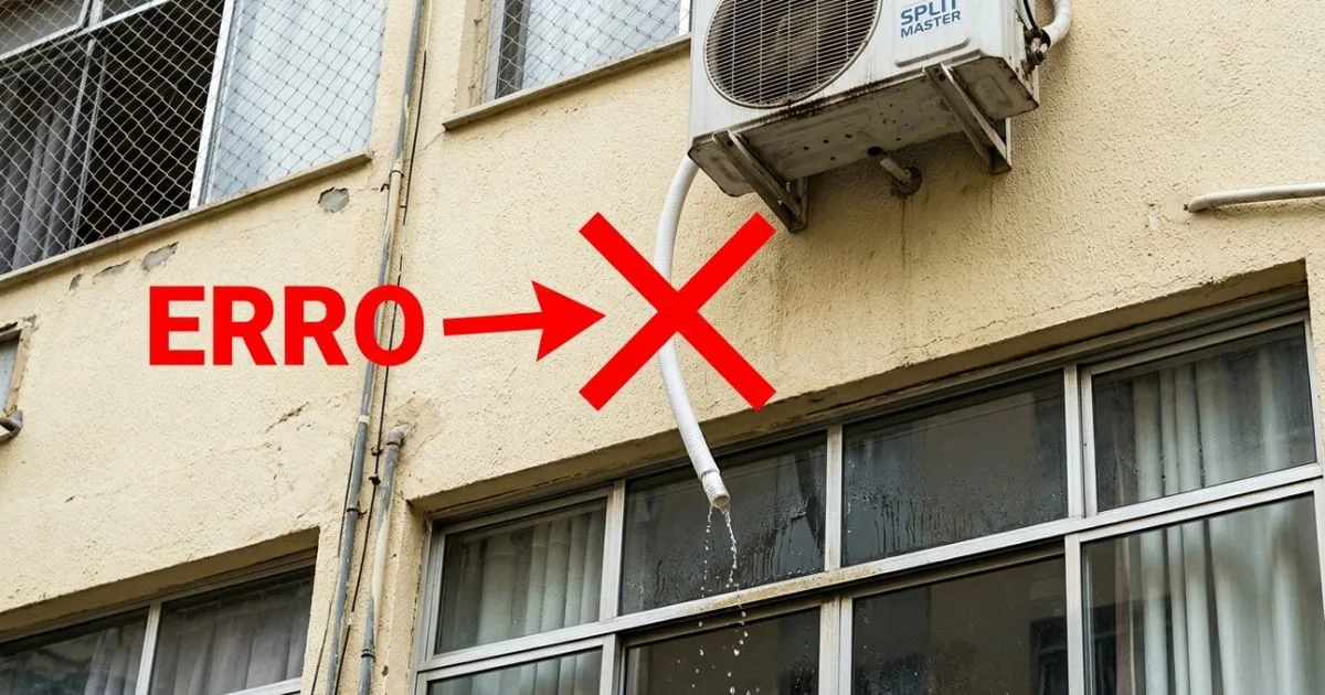 Registros e laudo técnico ajudam a comprovar danos causados por dreno de ar-condicionado