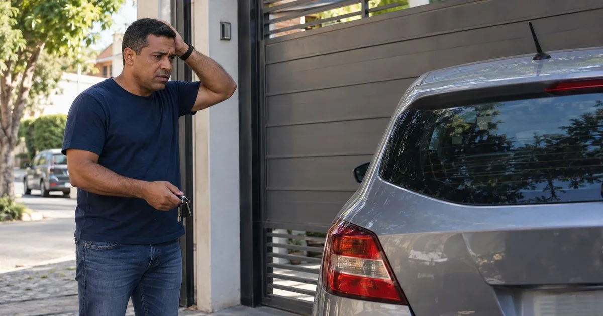 Condomínio reforça acesso após bloqueios repetidos diante de garagem
