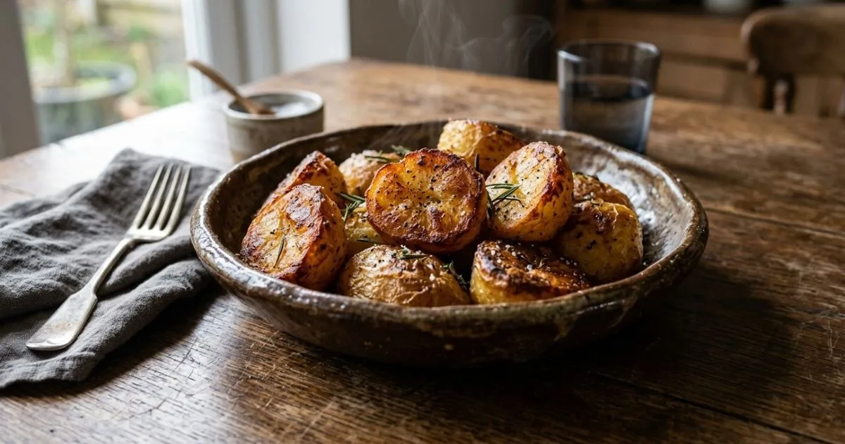 Bicarbonato e cuidado no preparo deixam batatas assadas mais crocantes