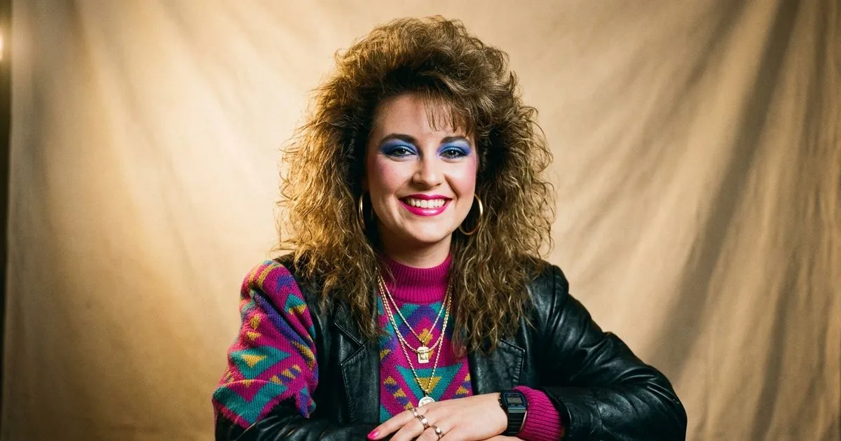 Retratos digitais recriam roupas, luz e textura das fotografias dos anos 80