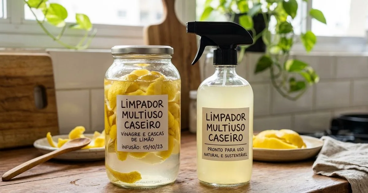 Como preparar uma solução cítrica para limpar gordura leve em casa